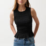 Pistola Phoebe Smocked Tank in Black