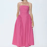 Pistola Sadee Open Back Dress in Magenta Stripe