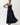 Pistola Sadee Open Back Dress in Navy Ship