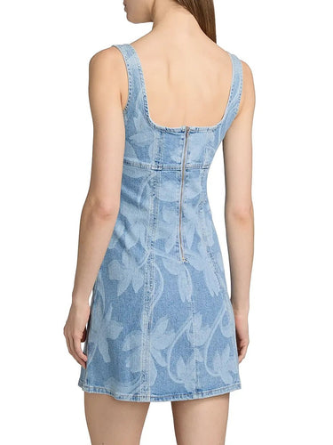 Rails Altadena Denim Dress in Floral Laser