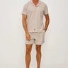 Rails Amalfi Shirt in Khaki Check Seersucker