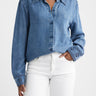 Rails Bethany Shirt in Antique Blue
