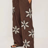 Rails Emmie Pant in Cocoa Floral Embroidery