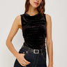 Rails Fete Top in Black Velvet
