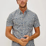 Rails Hale Shirt in Whirling Daisy Steel