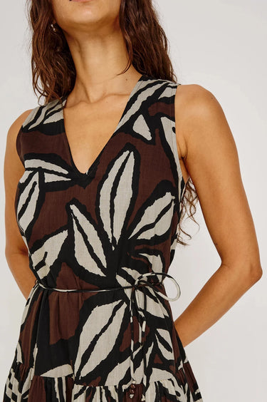 Rails Maeve Dress in Cocoa Floral