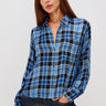 Rails Malin Shirt in Midnight Blue White