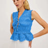 Rails Martine Top in Harbor Blue