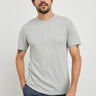 Rails Mason Cotton Cashmere T-Shirt in Heather Grey