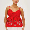 Rails Meru Top in Scarlet