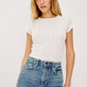 Rails Mickey Top in White