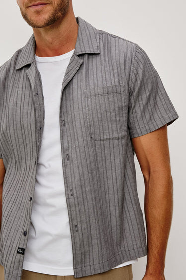 Rails Ohana Shirt in Charcoal Chambray