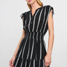 Rails Samina Dress in Ash Leno Stripe