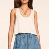 Ramy Brook Annalise Chambray Mini Short in Light Chambray