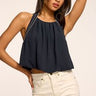 Ramy Brook Briar Top in Navy
