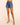 Ramy Brook Hilary High Waisted Denim Mini Short in Medium Wash