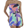 Ramy Brook Isobel Romper in Aurora Palm Print