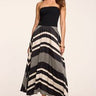 Ramy Brook Oakley Dress in Black Stripe