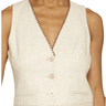 Ramy Brook Pilar Vest in Burlap - Estilo Boutique