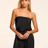 Ramy Brook Ruben Strapless Bodysuit in Black
