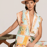 Ranna Gill Arista Sleeveless Jacket in Multi - Estilo Boutique