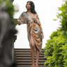 Ranna Gill Nowra Kimono Wrap Dress in Santa Fe