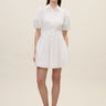 Rebecca Taylor Yara Shirt Dress in Milk