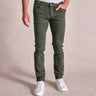 Rye 51 Pant French Twill Stretch 5 Pocket in Green Smoke