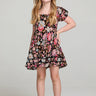 Saltwater Luxe Ezmeigh Dress in Multi Midnight Floral Fusion - Estilo Boutique