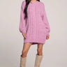 Saltwater Luxe Macy Sweater Dress in Orchid - Estilo Boutique