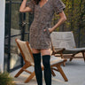 Saltwater Nicolla Mini Dress in Leopard