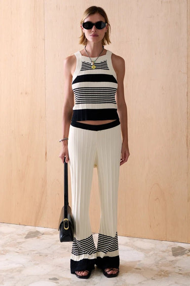 Sancia The Luma Knit Tank in Noir