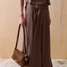 Sancia The Luna Cupro Pants in Truffle