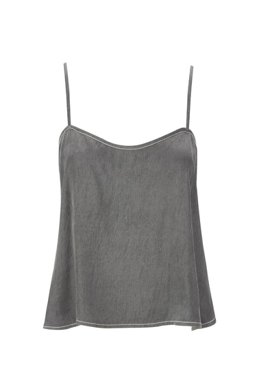 Sancia The Rylen Cupro Top in Slate