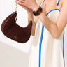 Sancia The Zatka Bag in Espresso Suede