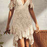 Saylor Dana Dress in White - Estilo Boutique