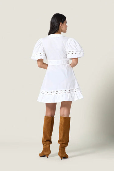 Scarlett Poppies Olga Dress in White