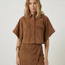 Scarlett Poppies Vontel Skirt in Camel Brown