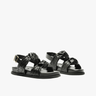 Schutz Kareena Braided Leather Sandals in Black - Estilo Boutique