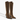 Schutz Maine Up Suede Boot in Pecan Brown