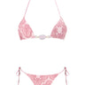 Shani Shemer Elysia Bikini Top in Pink Shell