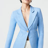 Smythe Linen Duchess Blazer in Periwinkle - Estilo Boutique