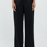 Sofia Irina Jane Satin Pant in Black