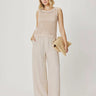 Splendid Camellia Sweater Tank in Fawn