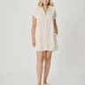 Splendid Ivy Mini Dress in Shell
