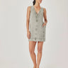 Splendid Lounge Denim Mini Dress in Eucalyptus