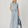 Splendid Meadow Indigo Blouse in Bleached Indigo
