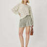 Splendid Natasha Trouser Shorts in Eucalyptus