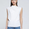 Stateside Luxe 2X1 Rib Knit Tank in White - Estilo Boutique