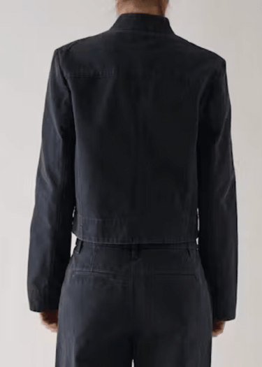 Still Here Car Jacket in Navy Canvas